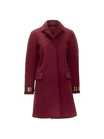 Burberry Burberry Prorsum cashmere blend metal bar coat (view 1)