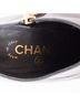 Chanel 100% Leather Black Chanel Leather Cone Heel Ankle Boots Size EU 38 - photo 8