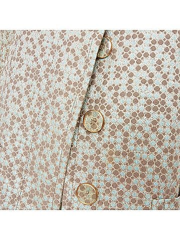 Kenzo Kenzo metallic floral patterned jacquard coat (view 2)