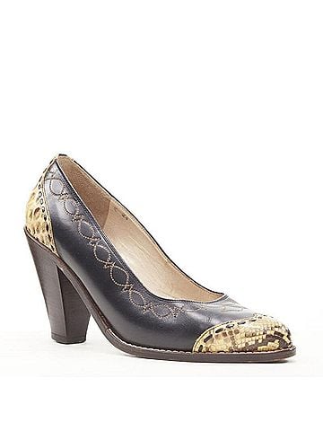 Comme des Garçons Comme des Garcons leather western cuban heel shoes (view 2)