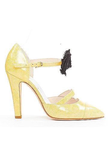 Chanel Chanel Patent Leather Bow Pumps (view 2)