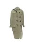 Balenciaga 100% Wool Green Balenciaga Runway Pulled toggle wrap coat Size M - photo 3