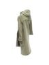 Balenciaga 100% Wool Green Balenciaga Runway Pulled toggle wrap coat Size M - photo 6
