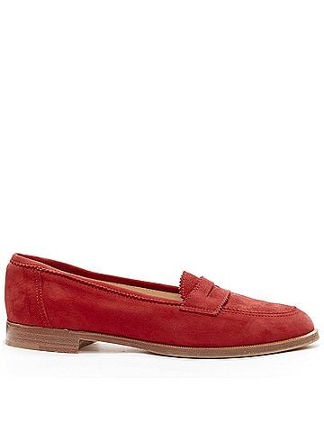 Manolo Blahnik Manolo Blahnik Suede Penny Loafers (view 2)