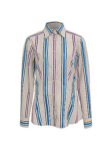 ETRO Etro Striped Button Down Shirt in Multicolor Cotton (view 1)