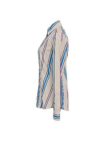 ETRO Etro Striped Button Down Shirt in Multicolor Cotton (view 2)