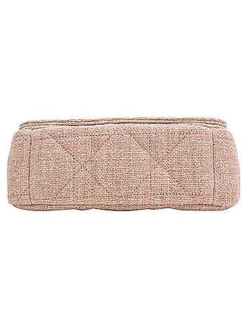 Christian Dior Dior Small Caro Macrocannage Bag in Pink Linen (view 2)