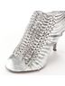 Givenchy 100% Leather Silver Givenchy Metal Discs Strappy Bootie Size EU 36 1/2 - photo 2