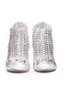 Givenchy 100% Leather Silver Givenchy Metal Discs Strappy Bootie Size EU 36 1/2 - photo 4
