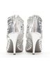 Givenchy 100% Leather Silver Givenchy Metal Discs Strappy Bootie Size EU 36 1/2 - photo 10