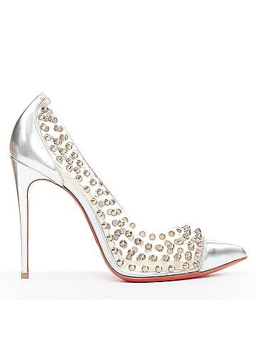 Christian Louboutin Christian Louboutin PVC Spike Stud Pumps (view 1)