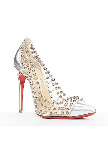 Christian Louboutin Christian Louboutin PVC Spike Stud Pumps (view 2)