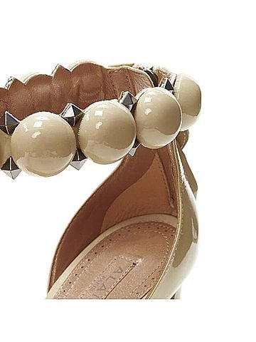 Alaïa Alaia La Bombe ball embellished studded patent sandal (view 2)