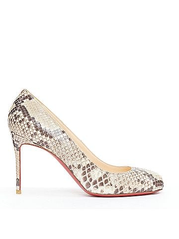 Christian Louboutin Christian Louboutin Scaled Leather Pumps (view 1)