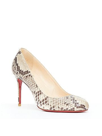 Christian Louboutin Christian Louboutin Scaled Leather Pumps (view 2)