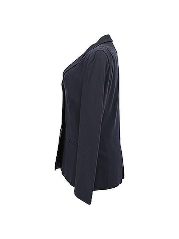 Giorgio Armani Giorgio Armani Single-Breasted Blazer in Navy Blue Wool (view 2)