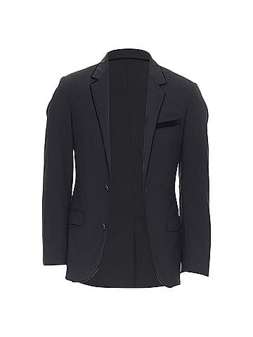 Lanvin Lanvin Alber Elbaz wool blend velvet peak lapel blazer (view 1)