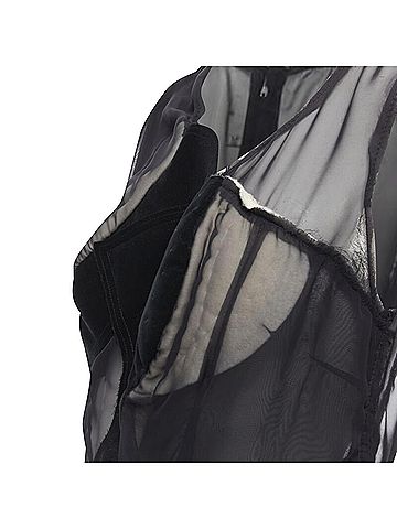 Comme des Garçons Comme des Garcons velvet patchwork bumps sleeveless vest (view 2)