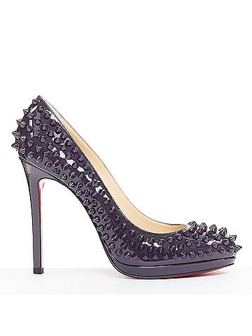 Christian Louboutin Christian Louboutin Patent Spikes Platform (view 1)