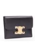 Céline 100% Leather Black Celine Compact Wallet Cardholder One size - photo 3