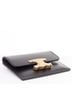Céline 100% Leather Black Celine Compact Wallet Cardholder One size - photo 2
