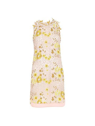 Giambattista Valli Giambattista Valli 3D petal floral macrame lace dress (view 1)