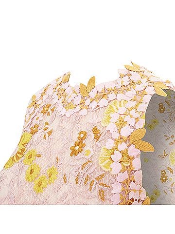 Giambattista Valli Giambattista Valli 3D petal floral macrame lace dress (view 2)