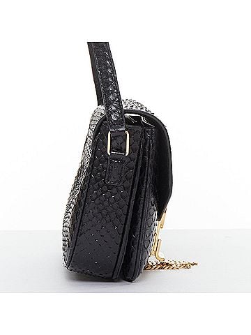 Céline Celine C Bag Leather Fringe Crossbody Bag (view 2)