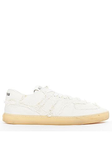 Miu Miu Miu Miu Canvas Skateboard Sneakers (view 2)