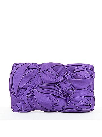 Roger Vivier Roger Vivier Satin Crystal Buckle Clutch (view 2)
