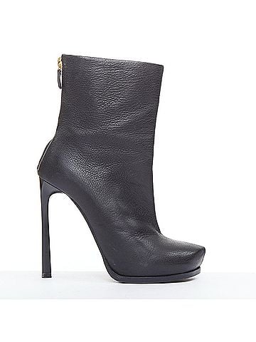 Lanvin Lanvin Leather Stiletto Ankle Boots (view 1)