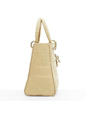 Christian Dior Christian Dior Lady D-Lite Canvas Bag (view 2)