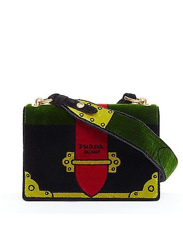 Prada Prada Cahier Velvet Crossbody Box Bag (view 1)