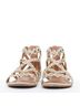 Alaïa 100% Leather Brown Alaia Studded Leather Flat Sandals Size EU 36 1/2 - photo 3