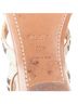 Alaïa 100% Leather Brown Alaia Studded Leather Flat Sandals Size EU 36 1/2 - photo 8