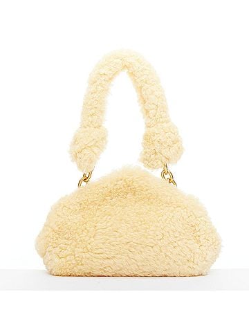 Bottega Veneta Bottega Veneta Shearling Shoulder Bag (view 1)