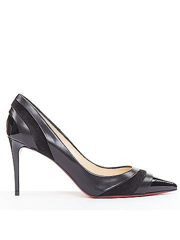 Christian Louboutin Christian Louboutin Suede Pointed Pumps (view 1)