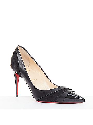 Christian Louboutin Christian Louboutin Suede Pointed Pumps (view 2)