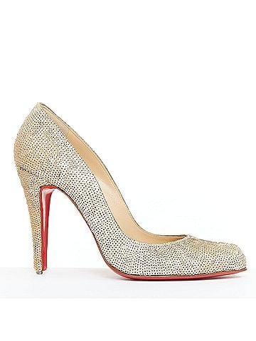 Christian Louboutin Christian Louboutin Sequin Almond Toe Pumps (view 1)