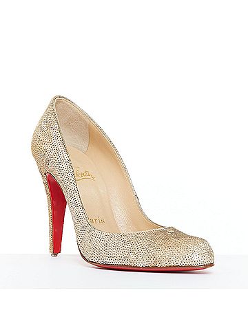 Christian Louboutin Christian Louboutin Sequin Almond Toe Pumps (view 2)