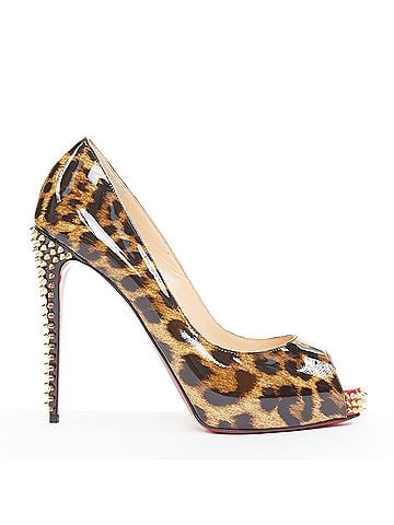 Christian Louboutin Christian Louboutin Patent Peep Heels (view 1)