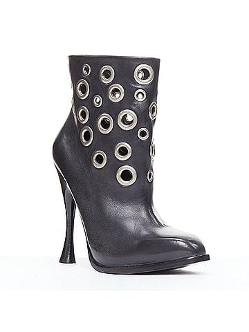 Alexander McQueen Alexander Mcqueen Studded Spool Ankle Boots (view 2)
