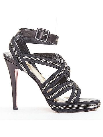 Christian Louboutin Christian Louboutin Zipper Platform Sandals (view 1)