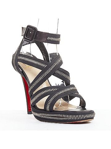 Christian Louboutin Christian Louboutin Zipper Platform Sandals (view 2)