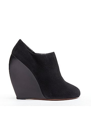 Alaïa Azzedine Alaia Suede Wedge Bootie (view 1)