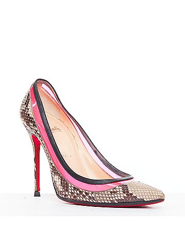 Christian Louboutin Christian Louboutin PVC Leather Pumps (view 2)