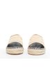 Chanel 100% Leather Brown Chanel Lamb Leather Toe Cap Espadrilles Size EU 38 - photo 3