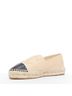 Chanel 100% Leather Brown Chanel Lamb Leather Toe Cap Espadrilles Size EU 38 - photo 4