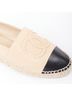 Chanel 100% Leather Brown Chanel Lamb Leather Toe Cap Espadrilles Size EU 38 - photo 6