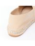 Chanel 100% Leather Brown Chanel Lamb Leather Toe Cap Espadrilles Size EU 38 - photo 8